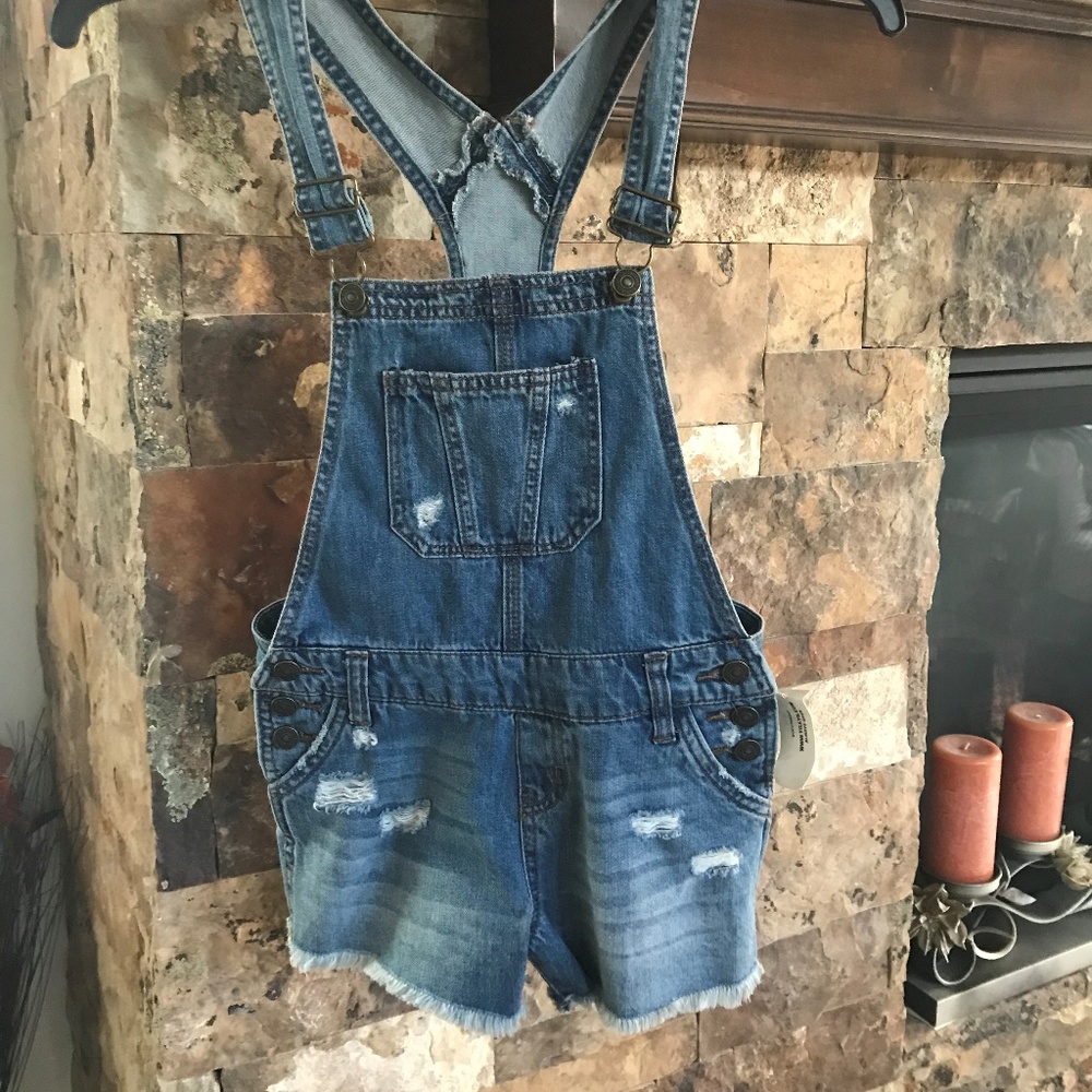 Girls Overall Shorts